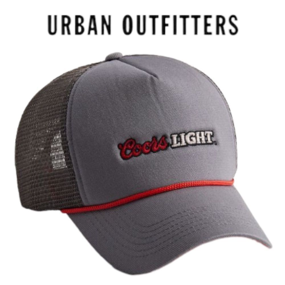 NEW The Laundry Room X Coors Light UO Urban Outfitters Thrift Trucker Cap Hat